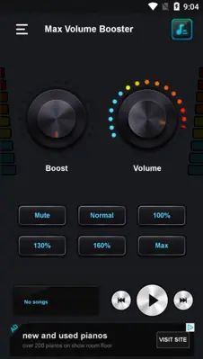 Volume Booster PRO android App screenshot 1